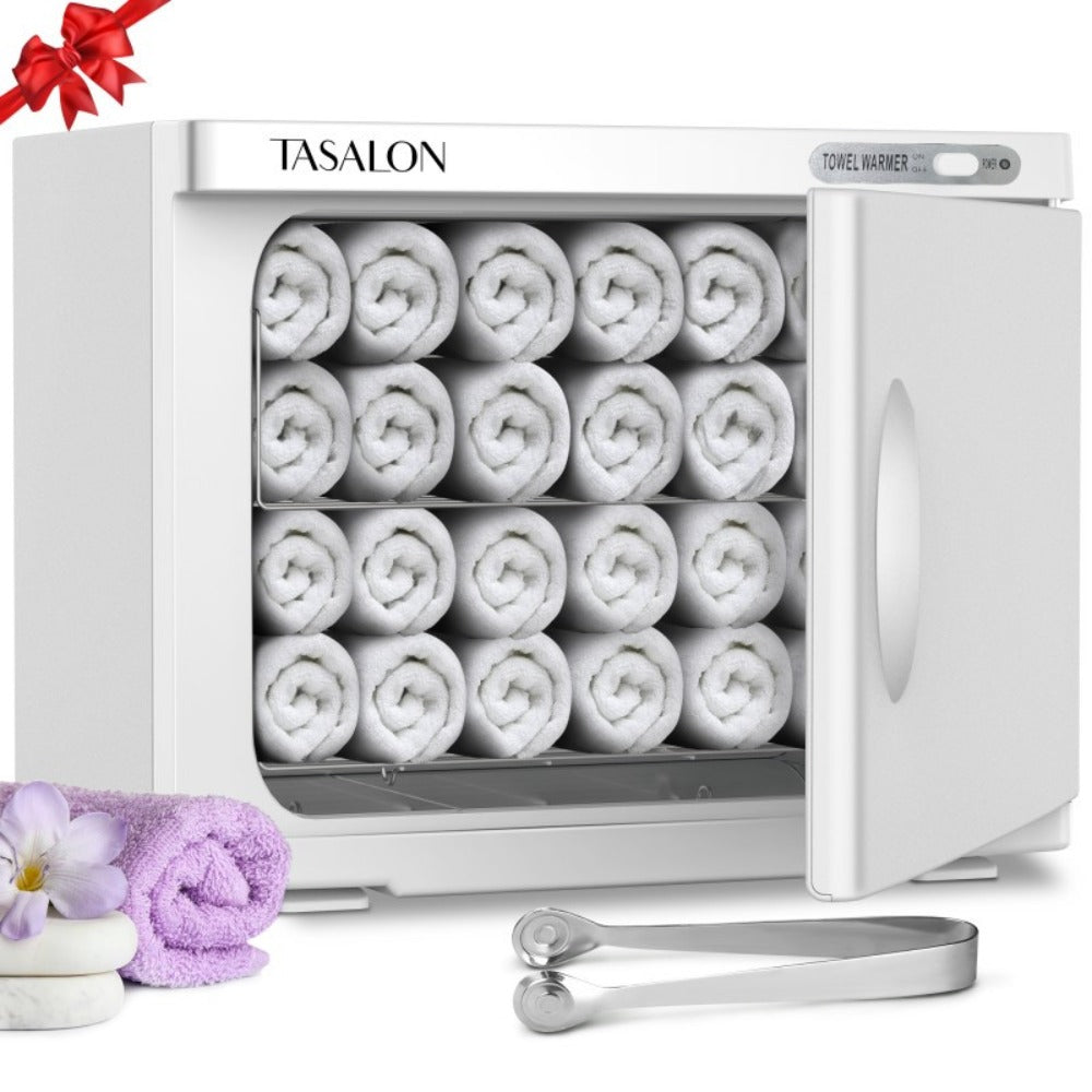 Hot Towel Warmer Cabinet 23L Holds 72 Towels Heats to 158-176°F in 10-15 Min – Professional Salon & Spa Facial Towel Steamer for Esthetician, Massage & Hair Beauty, Black & White - product image 4