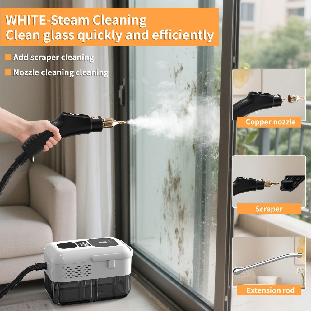 Portable Steam Cleaner High-Temperature High-Pressure Handheld Steamer for Home, Carpet, Tile & Grout Cleaning – 9-Speed Adjustable, 3 Models: Basic, Upgraded & Smart - product image 8
