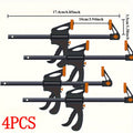 F Clamp Woodworking Quick Clamp Set Ratcheting Bar Clamp with Trigger Handle for Wood Glue DIY Projects - product image 20