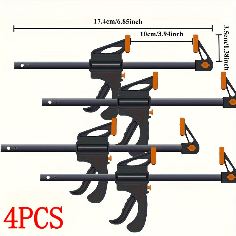 F Clamp Woodworking Quick Clamp Set Ratcheting Bar Clamp with Trigger Handle for Wood Glue DIY Projects - product image 20