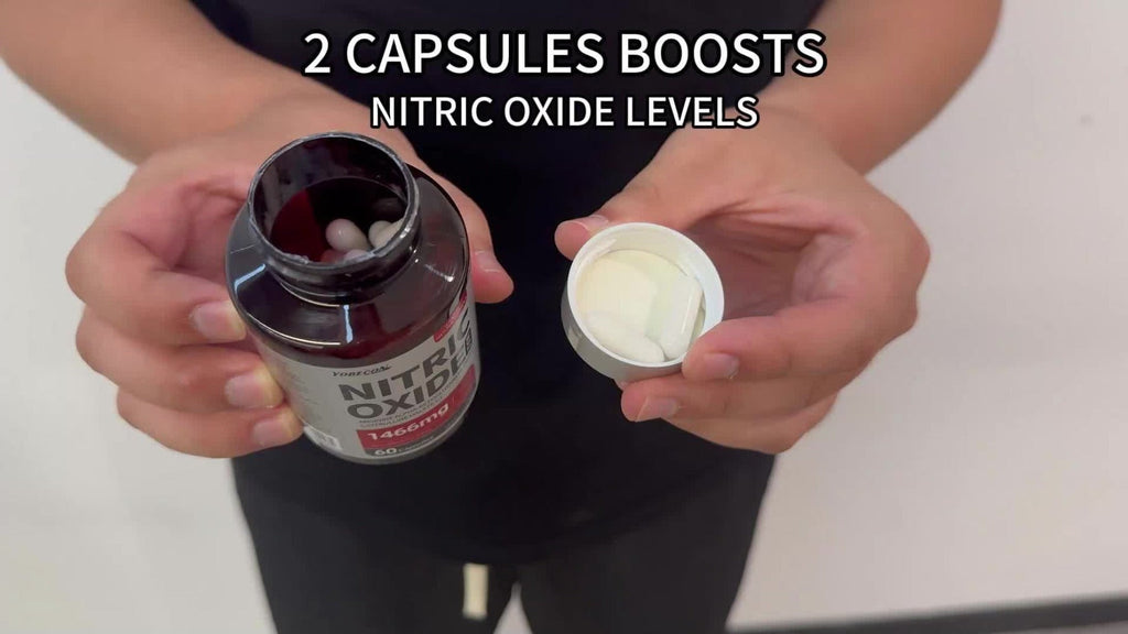 Nitric Oxide Supplement 1466mg with L-Arginine, L-Citrulline & Beet Root — Boosts Blood Flow, Muscle Pump, Endurance & Athletic Performance | Pre-Workout Capsules for Men & Women | - product image 10