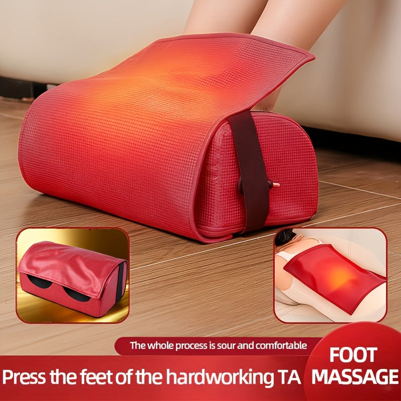 Foot Massager with Heat Function, Suitable for Legs, Feet, and Arms, Providing Deep Kneading and Compression - Perfect for Home Or Office Use, Black Friday Discount Promotion