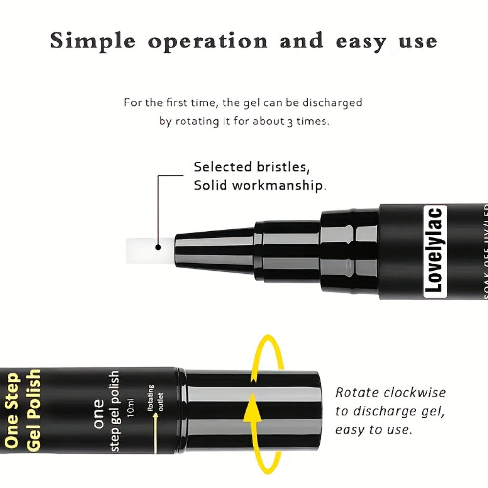Magnetic Cat Eye Gel Nail Polish Pen 3-in-1 All-in-One Base Coat Color Top Coat - Ultra-Bright High-Saturation Polygel, Long-Lasting Chip-Resistant DIY Nail Art for Women, Salon &  - product image 8