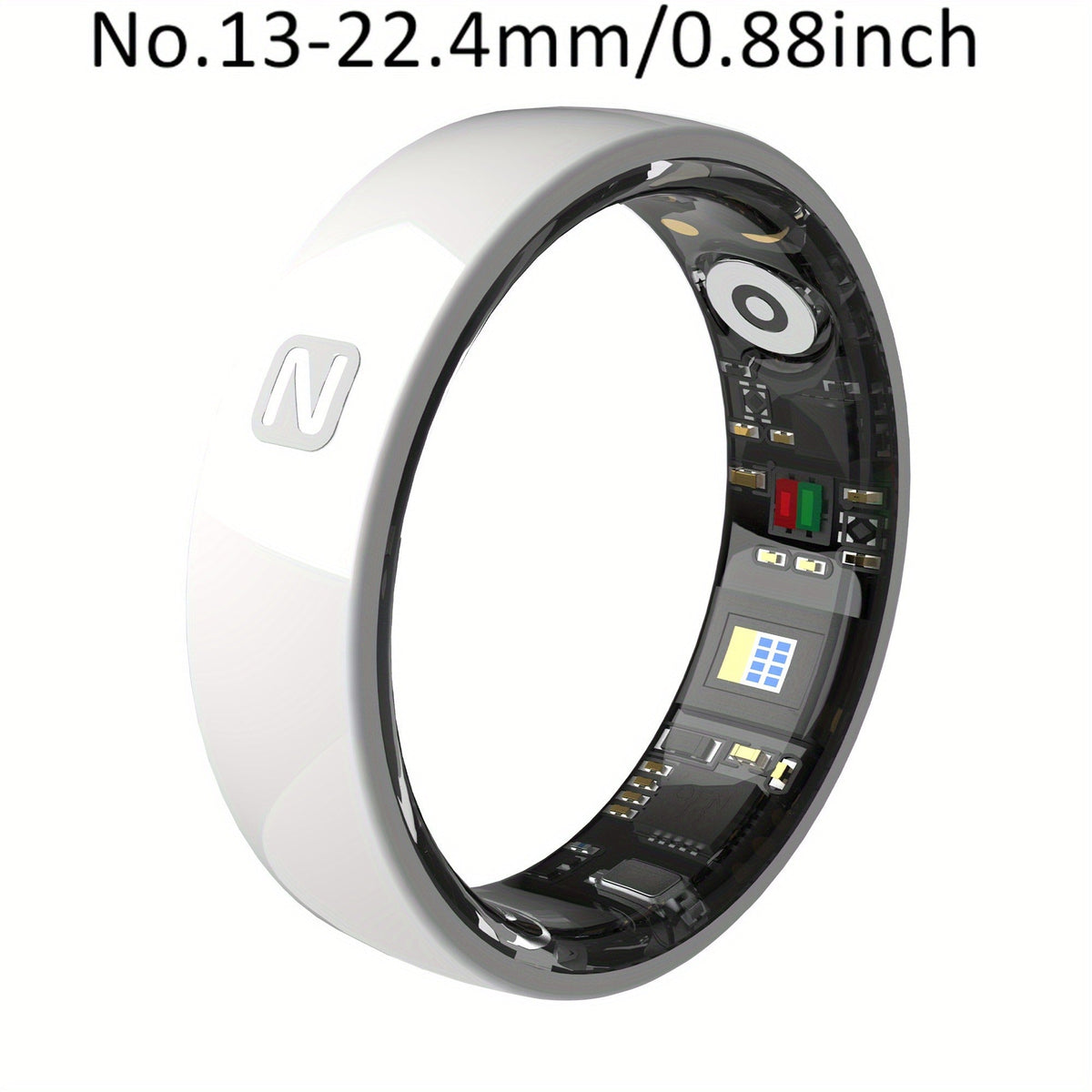Fitness Tracker Smart Ring | Men & Women Sizes 7 | IP68 Waterproof, Sleep & Step Monitor, Crystal Charging Case, Stainless Steel | 13 - product image 51