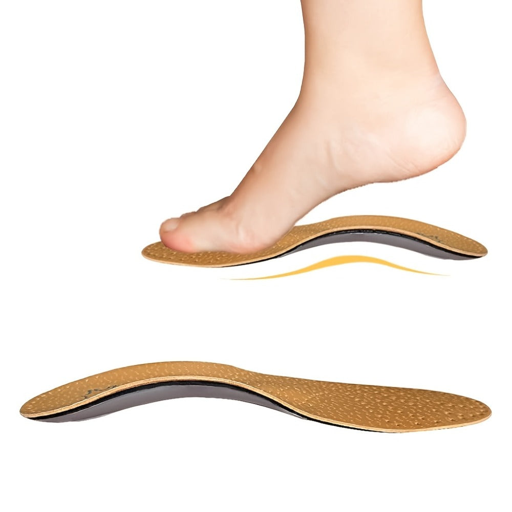 Leather Arch Support Insoles for Men & Women – Cushioned Latex Orthotic Shoe Inserts with Nylon Support for All-Day Comfort and Pain Relief - product image 7