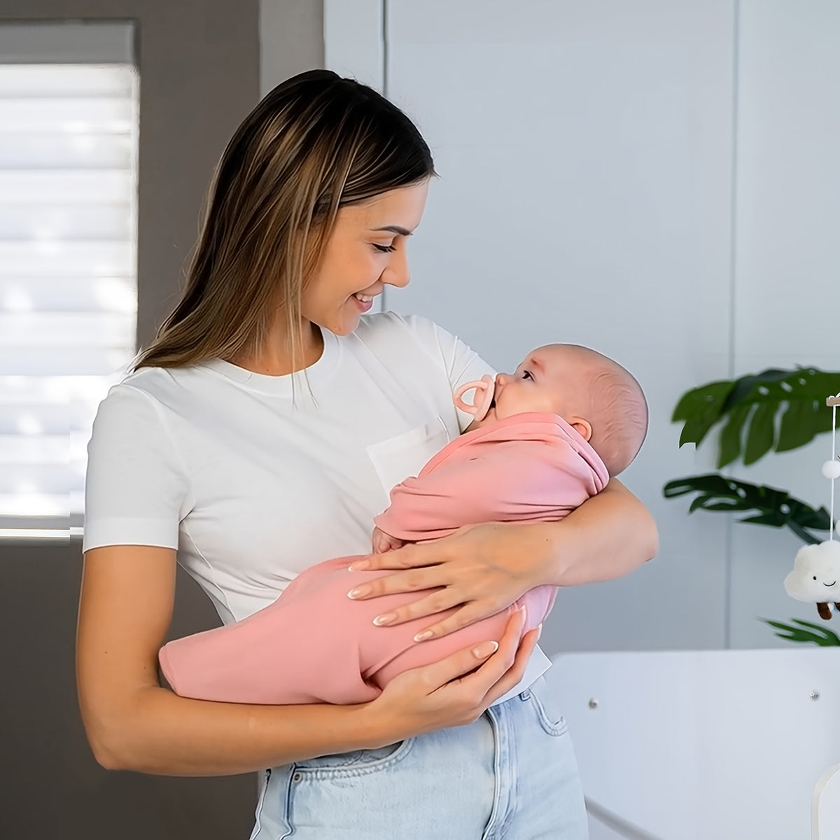 Newborn Blanket and Baby Hat, Suitable for 0-3 Months Old, The Design Mimics The Shape of The Womb and Is Available in Multiple Colors. A Must-Have for Newborns - product image 6