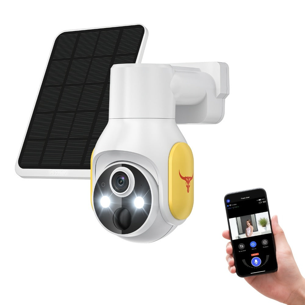 Solar Security Camera Wireless Outdoor 4G | 960P Color Night Vision PIR Motion Detection Two-Way Talk Cloud Storage | Battery Powered Home Security Camera 2.4GHz - product image 2