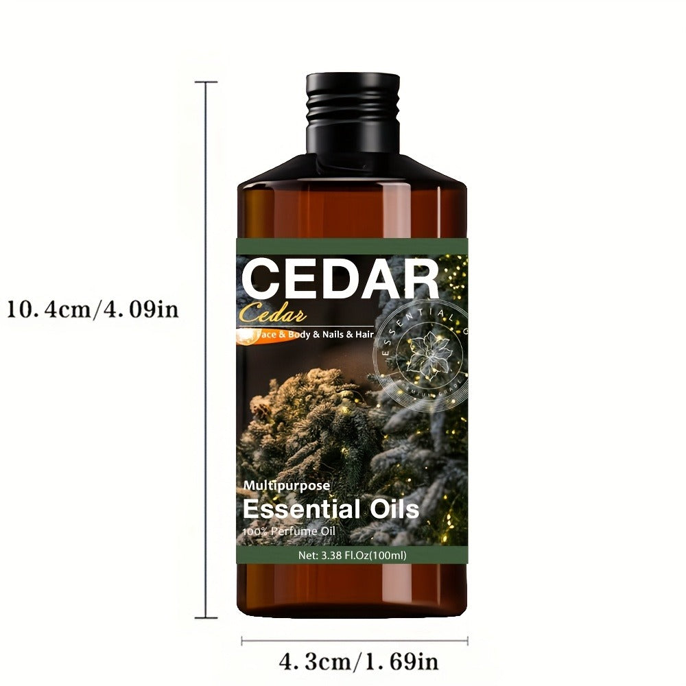 Cedarwood Essential Oil 100ml Pure Therapeutic Grade Undiluted - Aromatherapy Diffuser Oil for Relaxation Stress Relief Sleep Aid Skin Hair Scalp Nail Care Massage Meditation Welln - product image 5