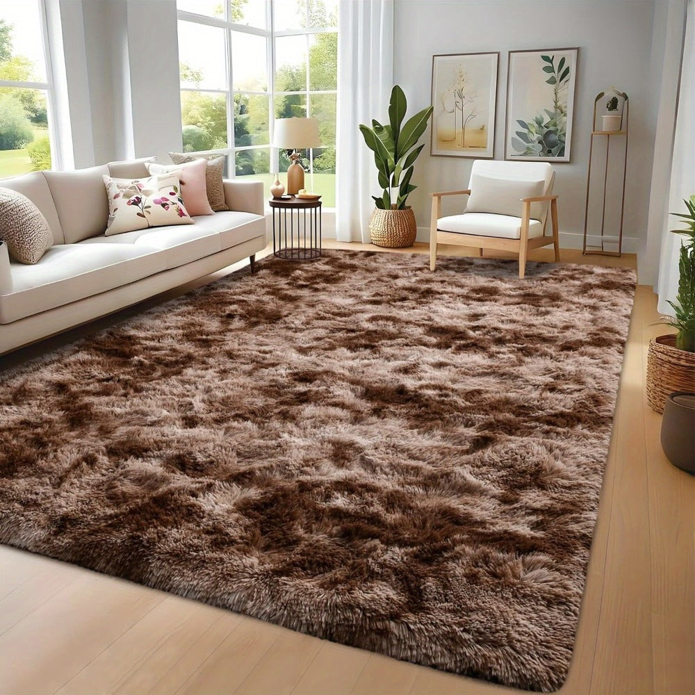 Tie-Dye Shaggy Fluffy Area Rug Non-Slip Machine Washable – Soft Plush Fuzzy Carpet for Bedroom, Living Room, Hallway & Dorm – 6 Colors, 4 Sizes: 2x6, 3x5, 6x9, 8x10 Ft - product image 20