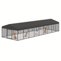 Outdoor Dog Kennel Heavy Duty Galvanized Steel with Roof Double Safety Locks Rust-Resistant Large Dog Cage Fence Run for Big Dogs Multiple Sizes 1.2M to 9M for - product image 2