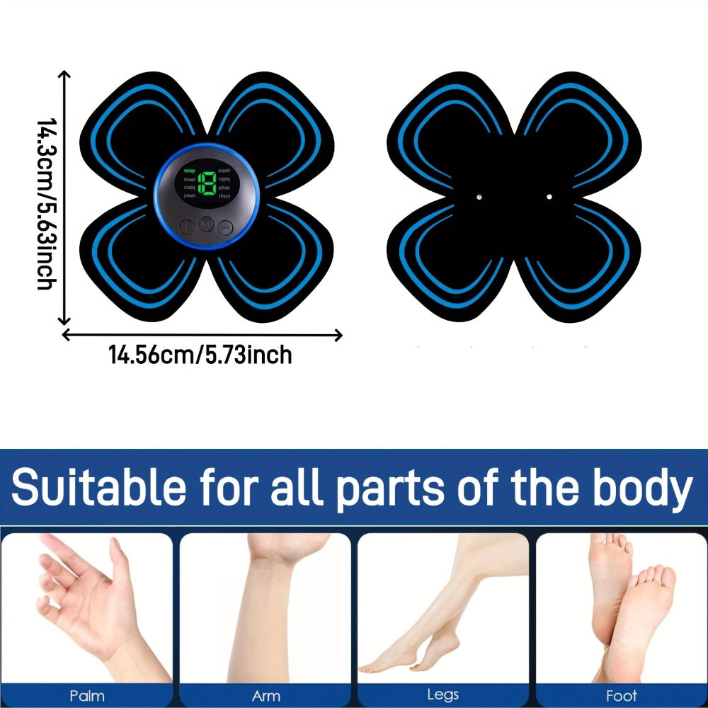 EMS Muscle Stimulator Massager Patch – Full Body Electric Massage Device with 8 Modes & 19 Intensity Levels for Shoulder, Arm, Leg, Waist & Cervical Spine Pain Relief - product image 2