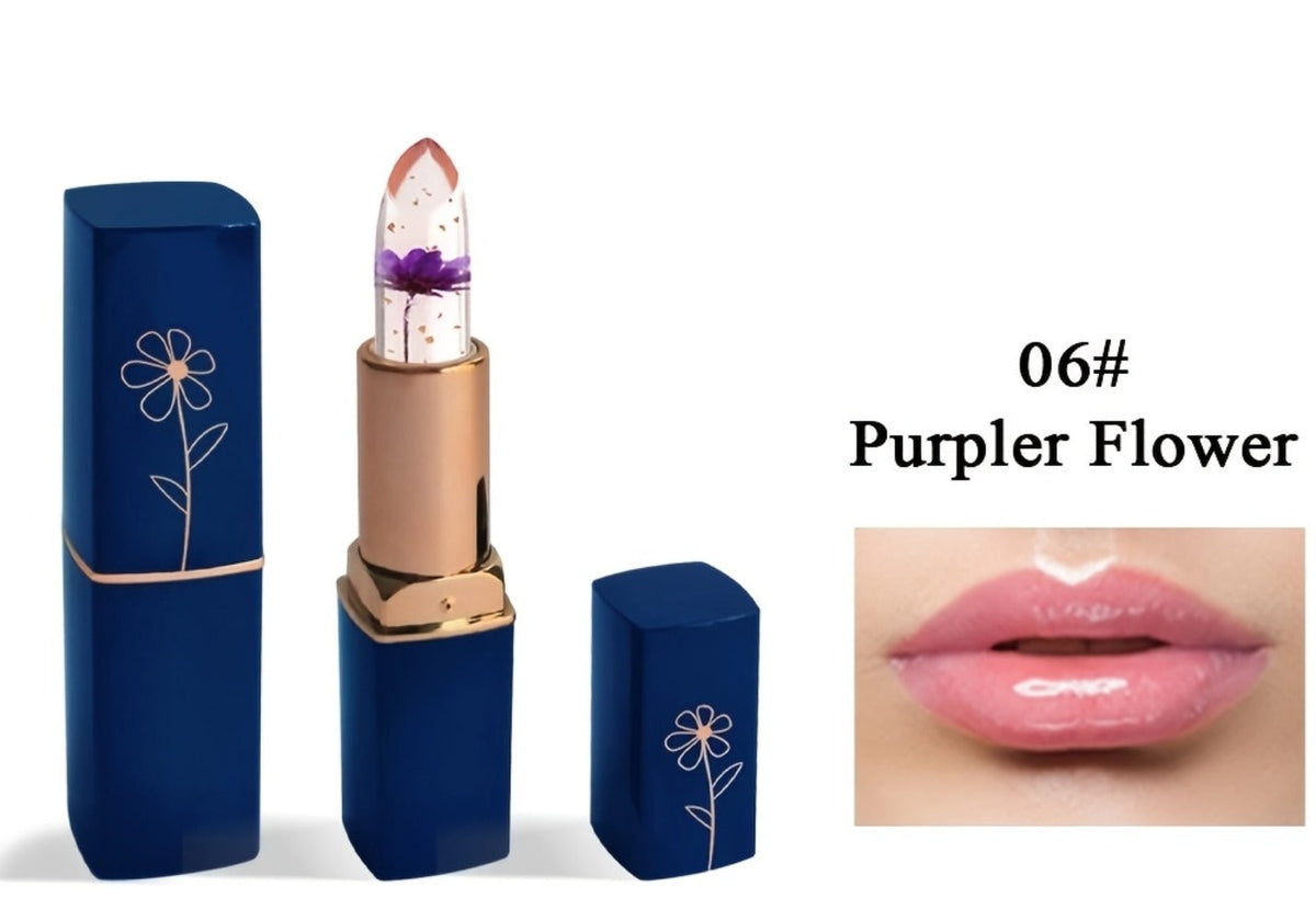 Flower Shaped pH Lip Balm Set 6pcs Individually Wrapped — Color Changing Transparent to Pink Tint, 6 Flavors Deep Moisturizing, Cute Floral Design Beauty Gift for Women Girls & Tee - product image 13