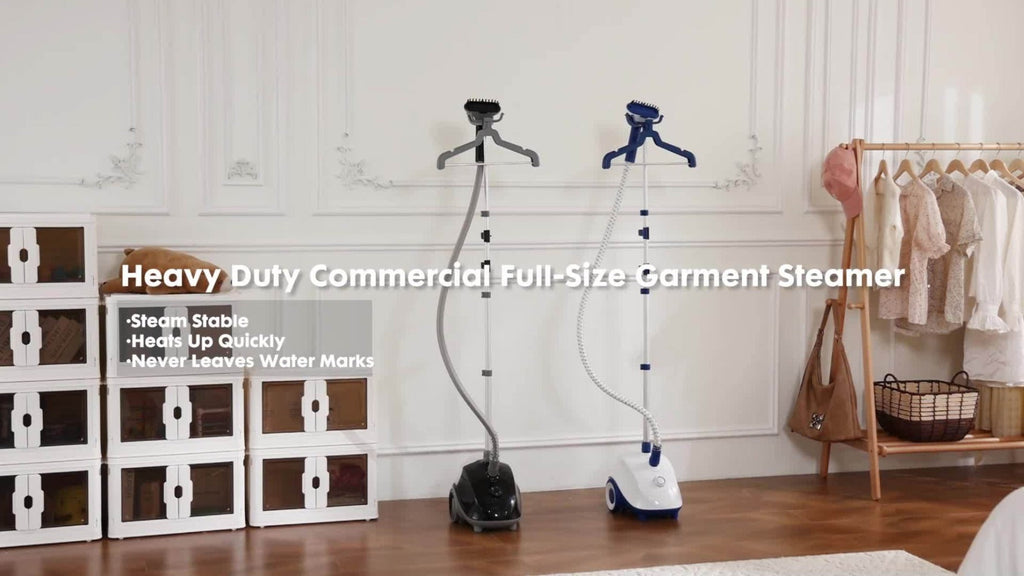 Garment Steamer Hanging Iron Machine 1500W, Vertical Steam Iron with 1.8L Large Water Tank, 60 Min Continuous Steam, 45s Fast Heat-Up, Roll Wheels, Adjustable Handheld Steamer for  - product image 13