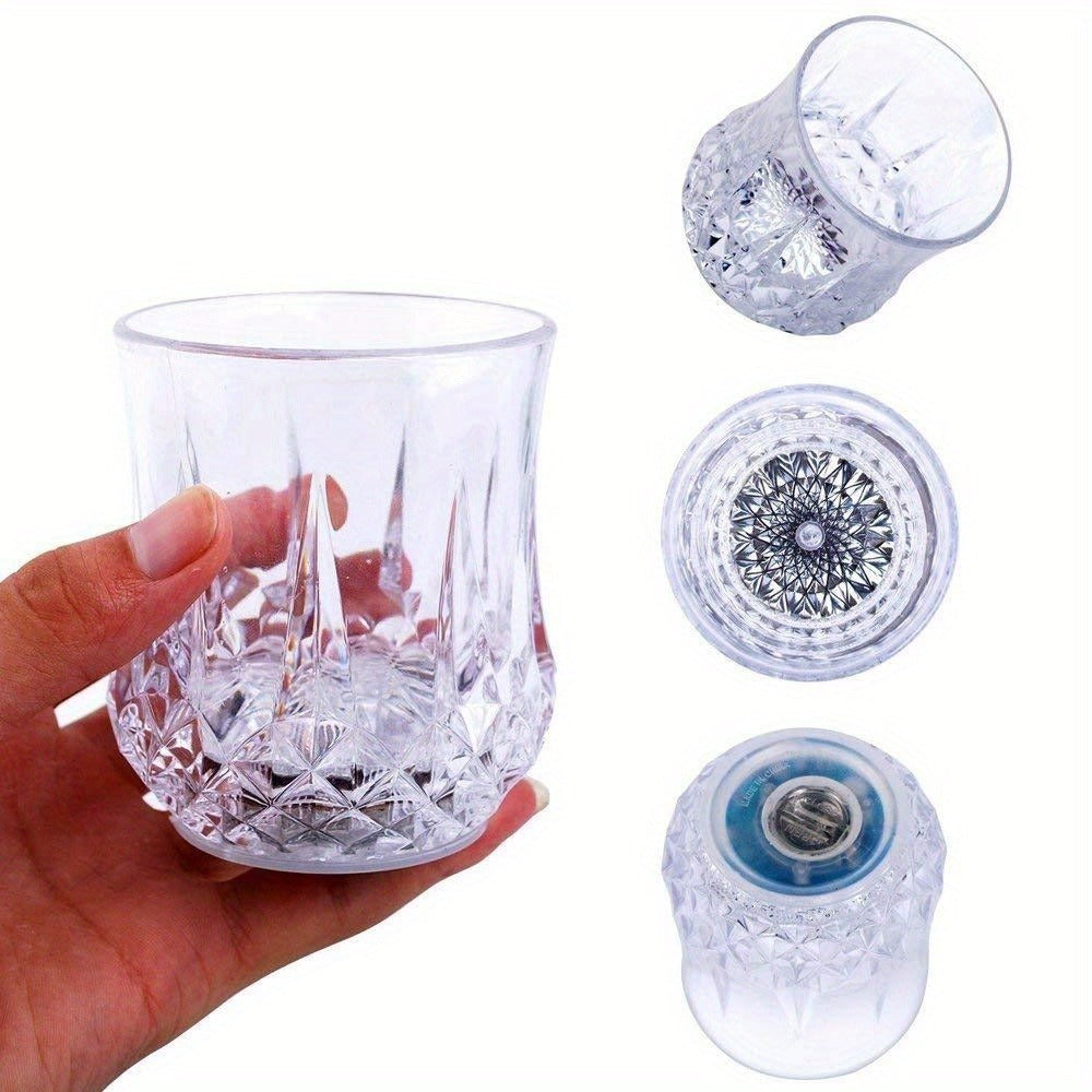 Light Up Cups 12 Pack – LED Luminous Sensor Glasses That Glow When Liquid Is Poured – 7-Color Gradient Flash Crystal Tumbler for Bar, KTV & Party – 6.76 Oz Cool Novelty Drinkware G - product image 9