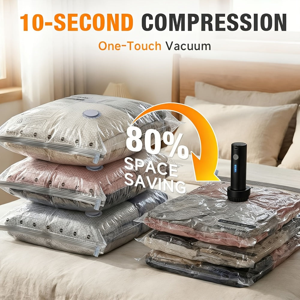 Travel Compression Bags with Pump 24 Pack - Vacuum Storage Pouches for Clothing, Space Saving Packing Bags for Suitcase Backpack - product image 4