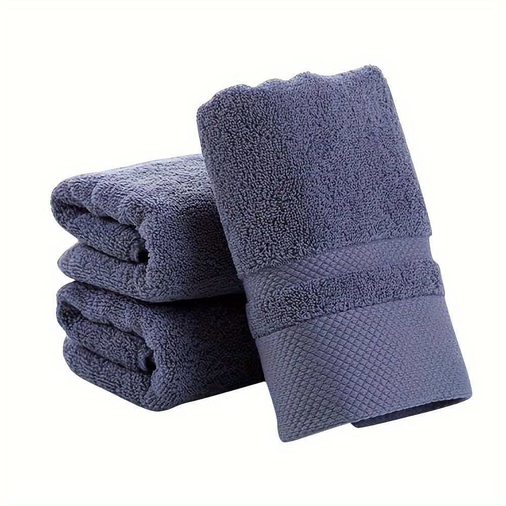 100% Cotton Bath Towel 500GSM Ultra Absorbent Soft Quick Dry Thick Hand Towel for Bathroom Gym Machine Washable Khaki Purple Blue Gray Green White 6-Pack Colorful - product image 6