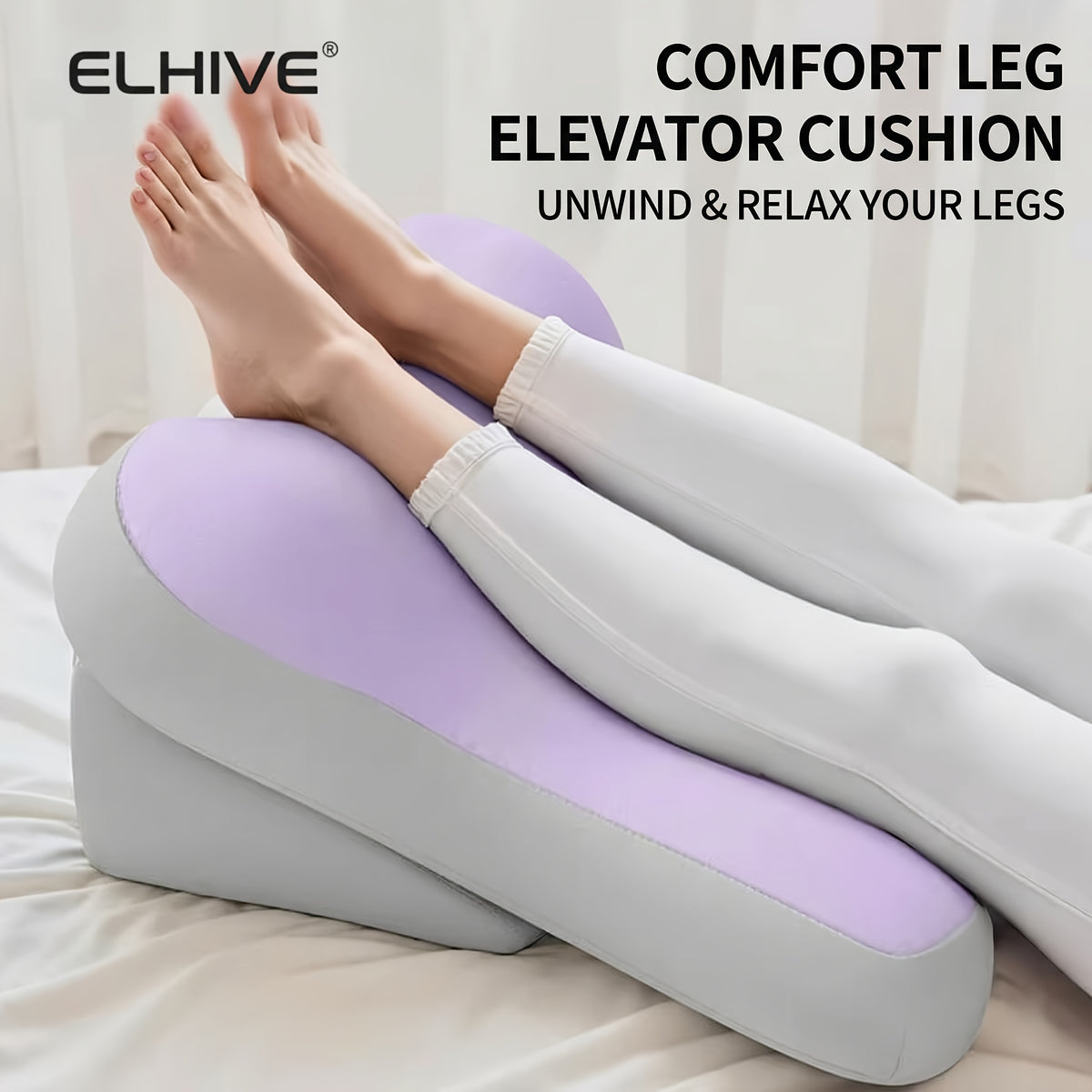 Adjustable Bed Wedge Reading Pillow - Large Memory Foam Backrest for Sitting Up in Bed - Soft C-Shaped Lounging Cushion for Headboard - Multi-Use for Phone - product image 12