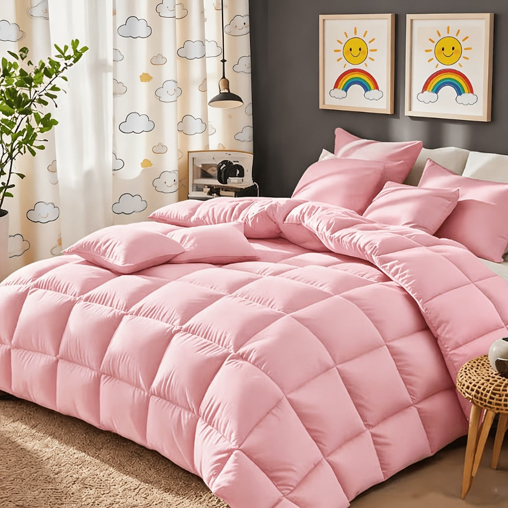 Comforter Set 7 Piece Bed in a Bag Full Queen King Soft Satin-Like Fabric with Fitted Sheet Flat Sheet Pillowcases Breathable Bedding Set for Bedroom Hotel - product image 7