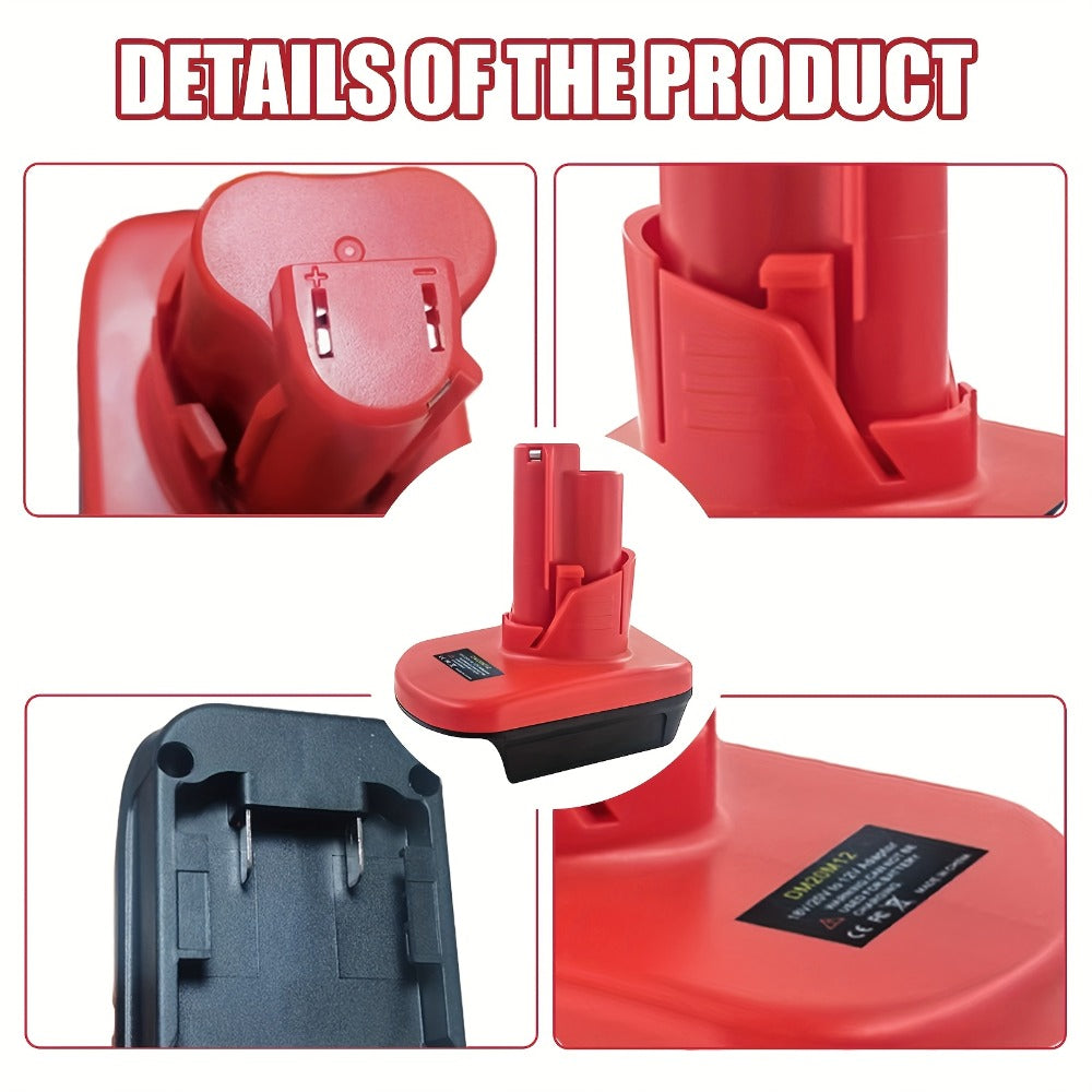 Battery Adapter Converter for Dewalt 20V & 18V Red Tools Li-ion Battery to 12V Power Tool Replacement – Lithium Ion Compatible Adapter - product image 7