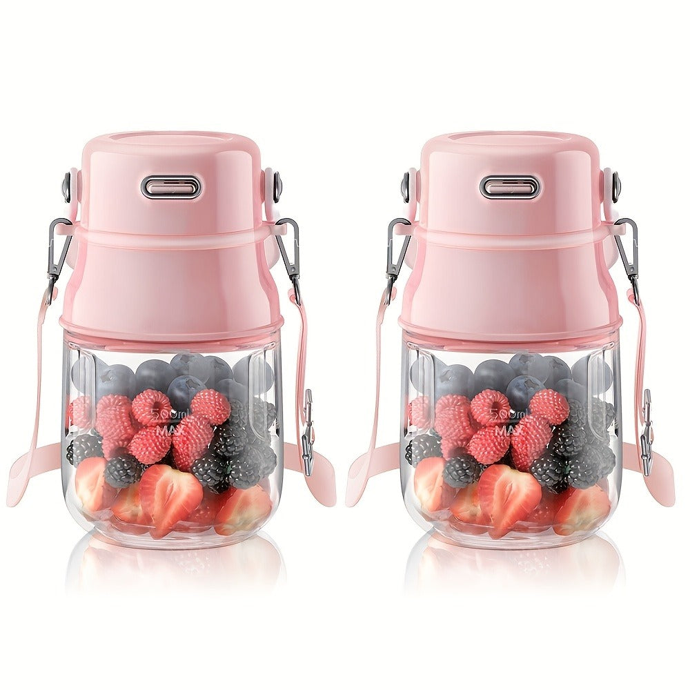 Personal Blender USB-C Rechargeable 27oz - 10-Blade Portable Smoothie Blender with Shoulder Strap, 70W Dual Battery, Safety Lock, Dishwasher Safe, for Shakes, Protein Drinks, Gym & - product image 7