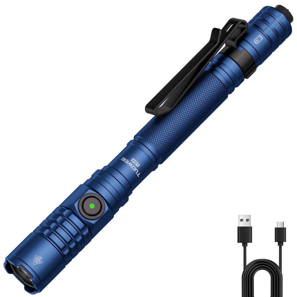 Tactical Penlight 1200 Lumen EDC Flashlight | High-Brightness Torch with Tail Switch Multi-Mode | Slim Pocket Light for Everyday Carry, Camping, Outdoor Activities & Work Lighting - product image 5