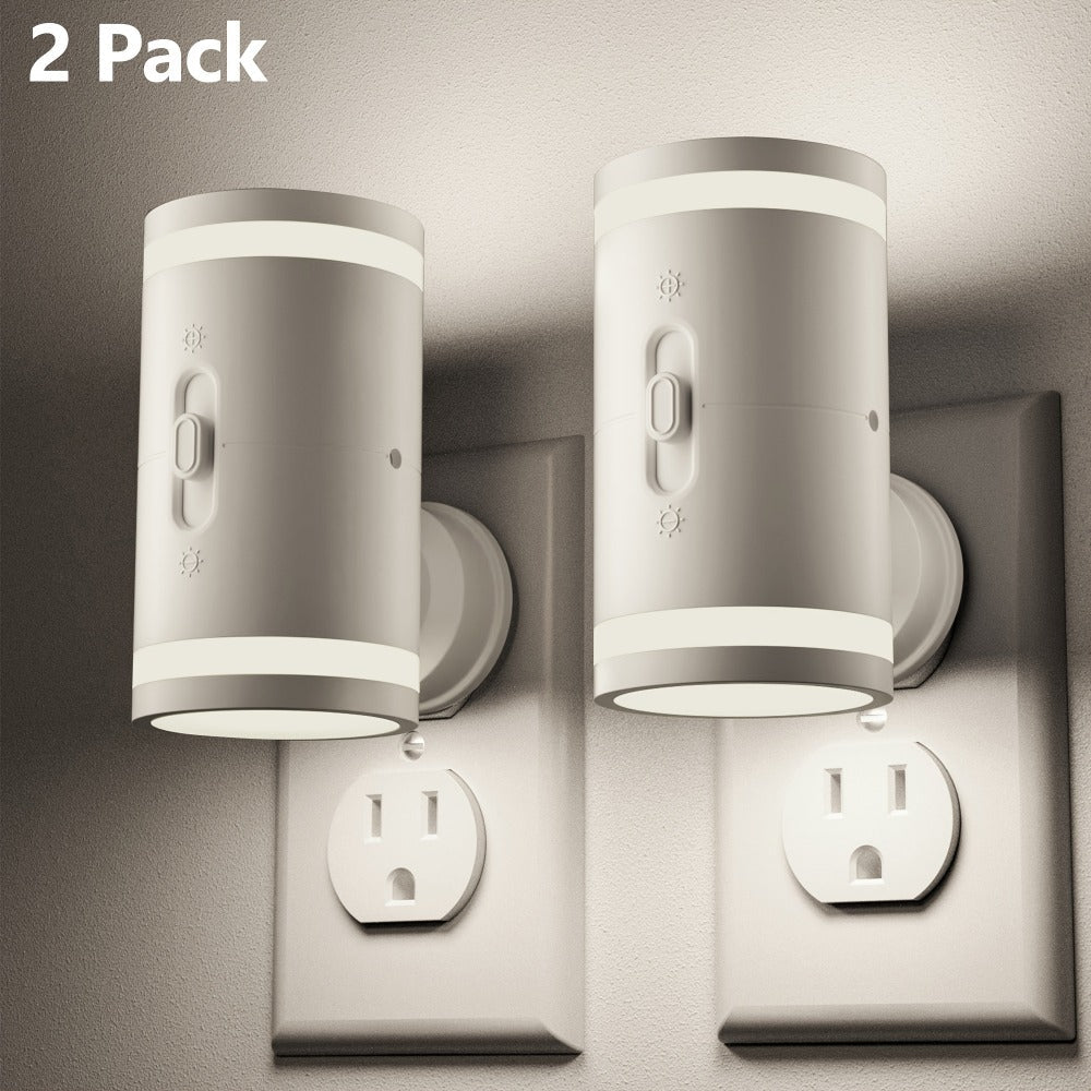 LED Night Light Plug In Dusk to Dawn Sensor – 5-120LM Adjustable Brightness, 3 Color Temperatures, Modern Plug-In Night Lights for Hallway, Bedroom, Staircase, Bathroom & Toddler R - product image 20
