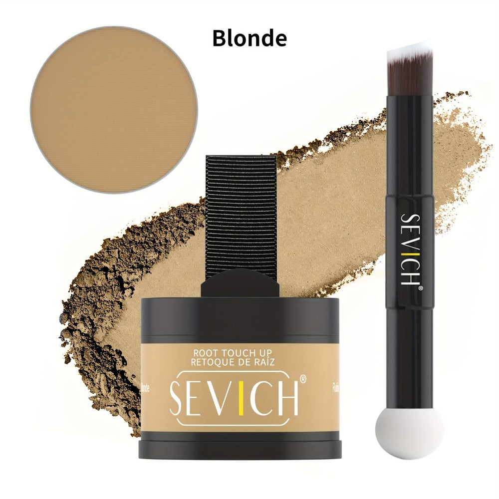Hairline Powder Root Touch-Up Kit with Refill & Brush – Waterproof Instant Grey Hair Concealer Fills Sparse Hairline Bald Spots Eyebrow Powder for Women Men 4g+4g - product image 13