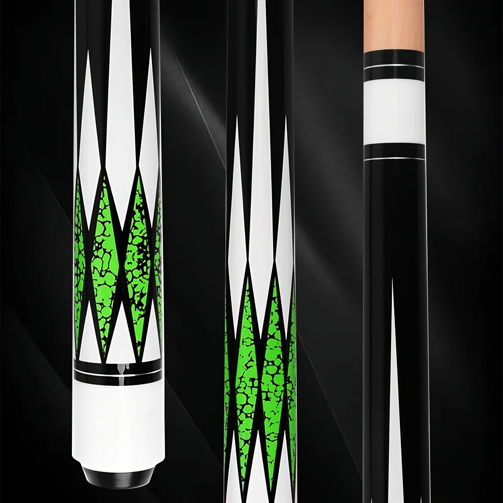 1/2 Split Maple Billiard Cue Stick for Men & Women, Durable Multi-Color Design, Great for Home Game Room, Family & Friends Billiards, Red Black Blue Purple Green – Pool Cue 58 Inch 13mm Tip 20oz