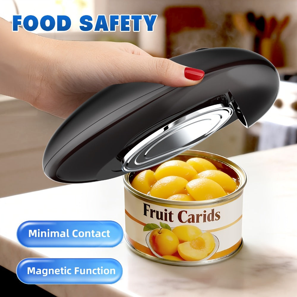 Electric Can Opener One-Touch Automatic – Smooth Edge Battery Operated Handheld Opener for All Can Sizes, Best Kitchen Gadget for Seniors, Arthritis & Weak Hands, Great Gift Idea - product image 6
