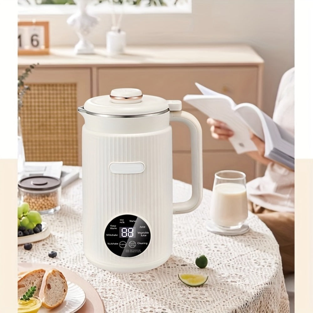 8-in-1 Nut Milk Maker 35oz 8-Blade - Almond Oat Soy Coconut Plant-Based Milk Machine with Delay Start Keep Warm Self-Cleaning Boil Water Function - Non-Dairy Beverage Blender Soy M - product image 9