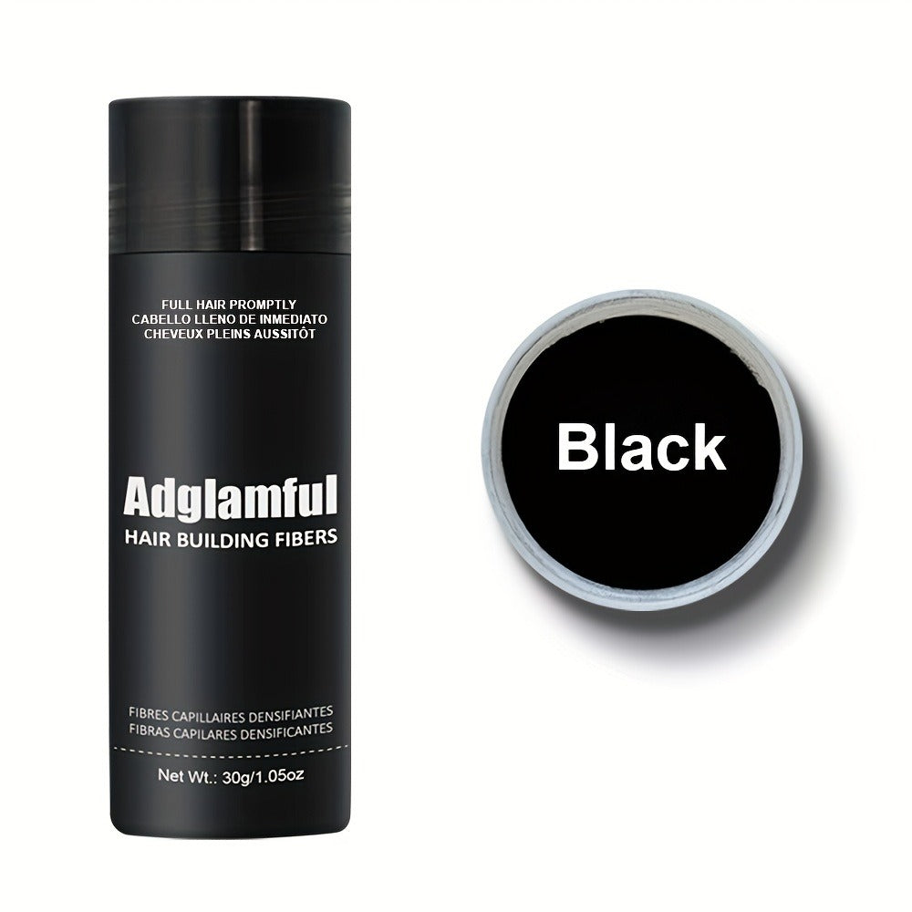 Hair Building Fibers 30g Large Size - Instant Thinning Hair Concealer for Volume, Thickness & Hairline Coverage | Natural Look | Unisex for Men & Women | Black & Dark Brown - product image 3