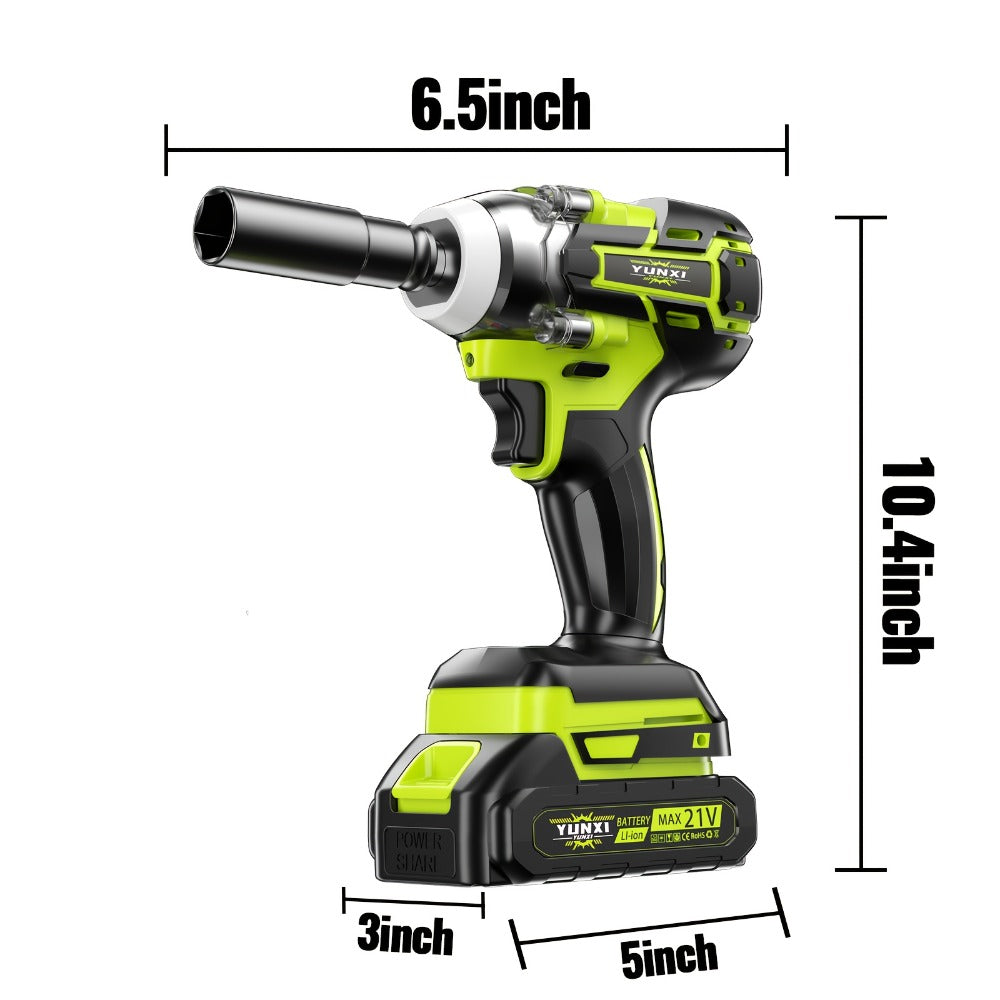 Cordless Impact Wrench Brushless Motor 3-in-1 High Torque – Rechargeable Battery, Lightweight Design, Variable Speed, for Car Repair, Auto Mechanic, Construction, Workshop & Househ - product image 16
