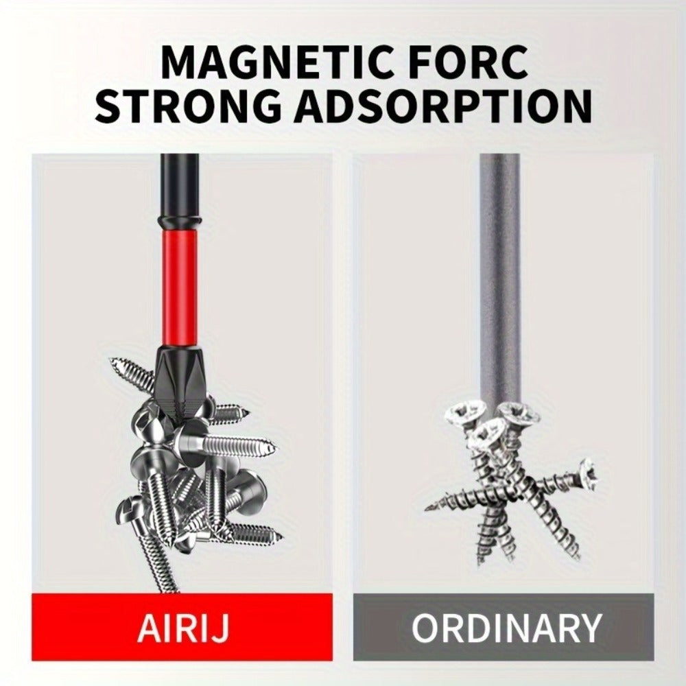 Impact Screwdriver Bits S2 Steel Anti-Slip, Magnetic Phillips Cross Drill Bit Set with Anti-Slip Teeth & High Hardness Tungsten Steel, Power Tool Bits for Home Repair, Bicycle, Fur - product image 11