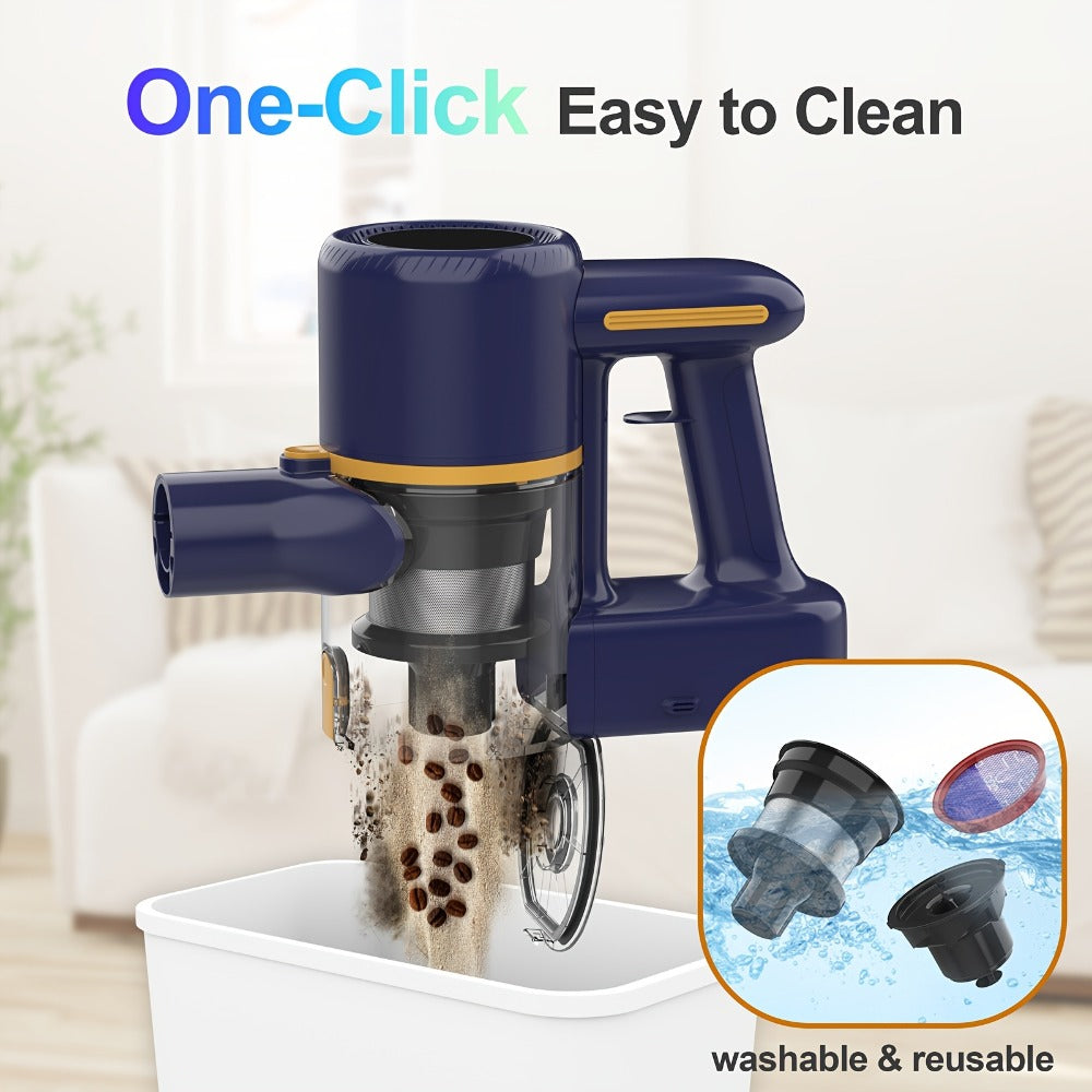 Cordless Vacuum Cleaner for Home – Corded & Cordless 2-in-1, 180° Foldable, LED Brush, High Suction, 40-Min Runtime, 38.58oz Dust Cup for Hardwood Floors, Seniors & Pregnant Women - product image 17