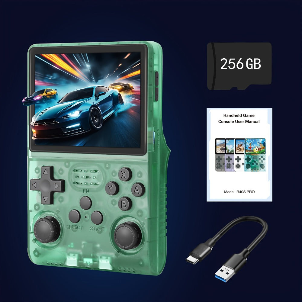R40S PRO Handheld Retro Game Console 256GB | 3.5 Inch IPS Screen Portable Emulator with Linux System, Pocket Video Game Player for Travel, Christmas & Birthday - product image 3