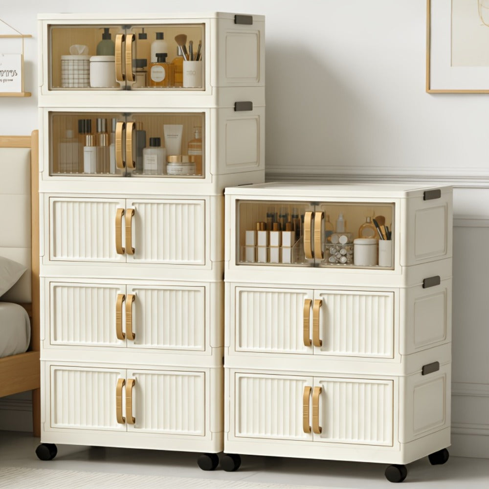 Shoe Cabinet Entryway Organizer – Multi-Functional Foldable Storage Cabinet 3/5 Tier Large Capacity | Space-Saving Closet Organizer for Entrance, Corridor, Bedroom & Living Room |  - product image 2