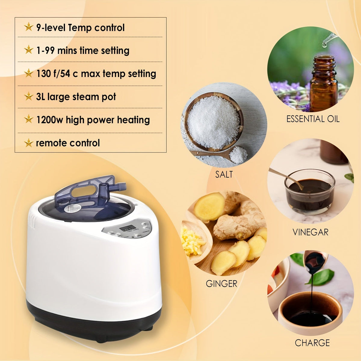 Portable Sauna | Steam Sauna Tent Home Spa Gym Yoga Detox Relaxation - product image 4