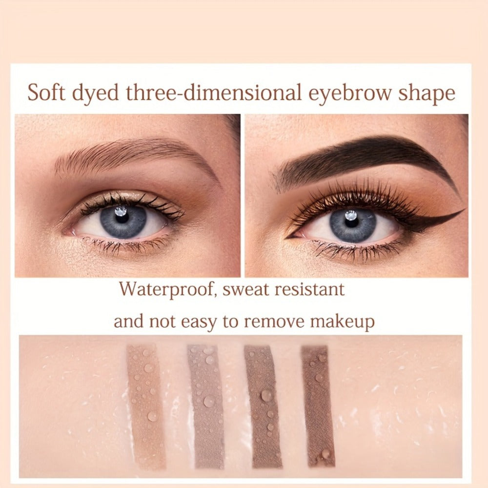 Waterproof Eyebrow Pencil Double-Ended Micro Precision Tip - Long-Lasting Smudge-Proof Brow Definer with Spoolie Brush Hair Stroke Effect for Women All Skin Types Dark Brown - product image 7