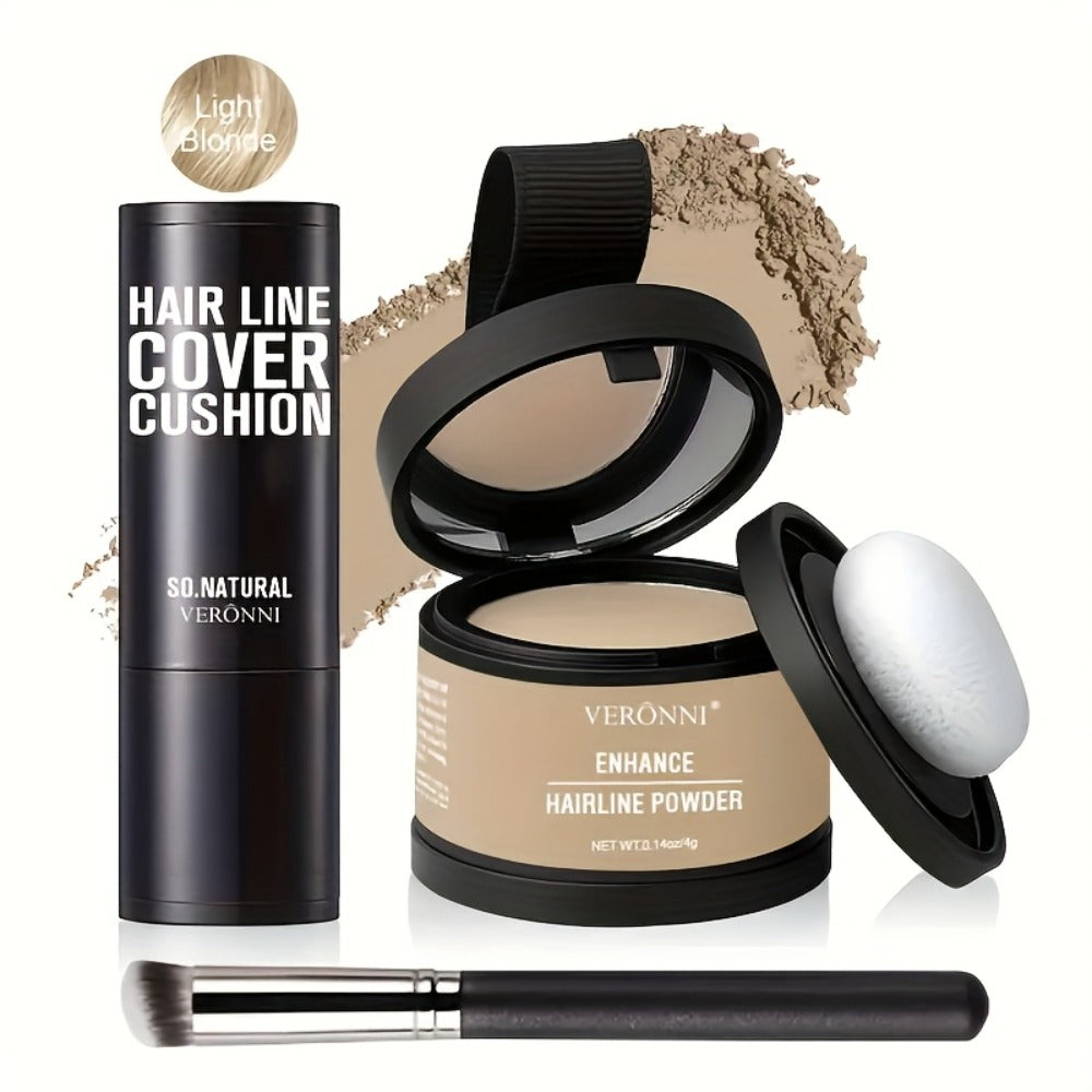 Hair Root Concealer Powder with Brush - Instantly Covers Gray Roots & Thinning Hairline, Plant-Based Keratin Formula, Natural-Looking Coverage for All Hair Types, Women & Men, 6 Sh - product image 7