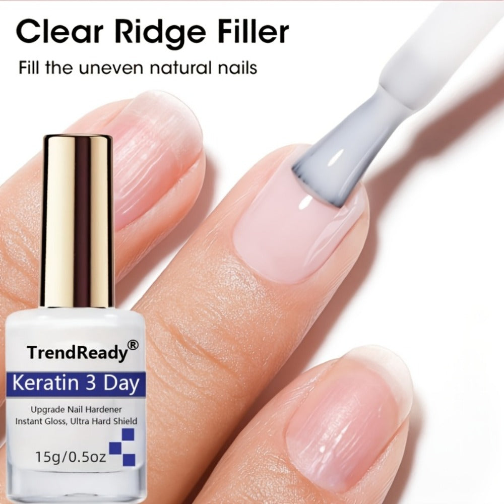 Nail Hardener for Weak Brittle Splitting Nails 2 Pack - Extra Strong Fast Drying Long Lasting White Nail Strengthener with Vitamin E Base Coat Manicure Treatment for Women Nail Car - product image 11