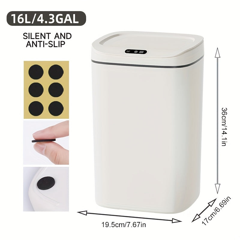 Smart Motion Trash Can with Hands-Free Lid, Odor-Sealing Technology Suitable for, Office, Bathroom - Touchless Operation, Hygienic Waste Bin, Compact for Small - product image 5