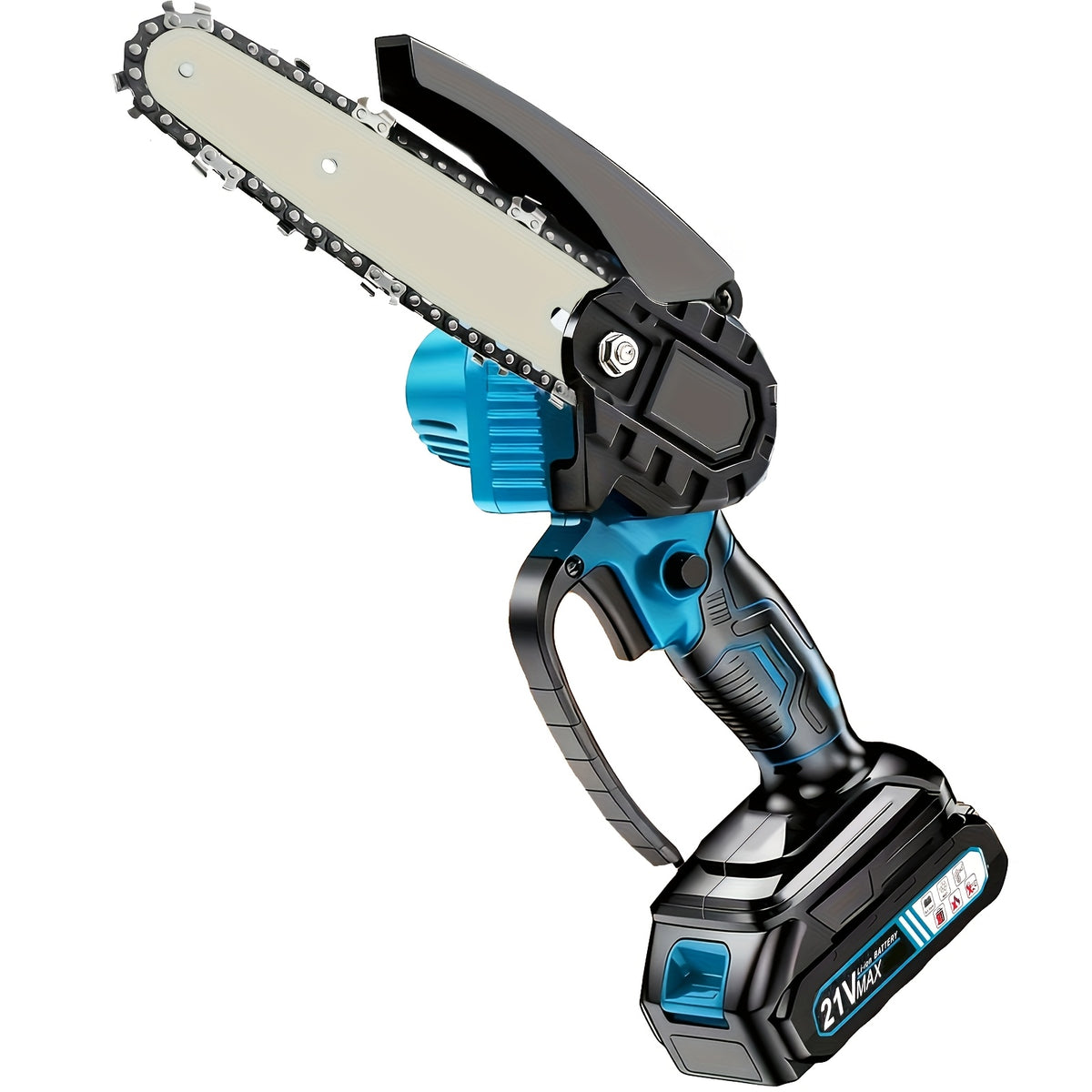 ShinyLink Cordless Mini Chainsaw Suitable for Tree Trimming, 6-Inch Handheld Electric Chainsaw with Battery, Lightweight Portable Chainsaw for Yard Work, Wood - product image 8