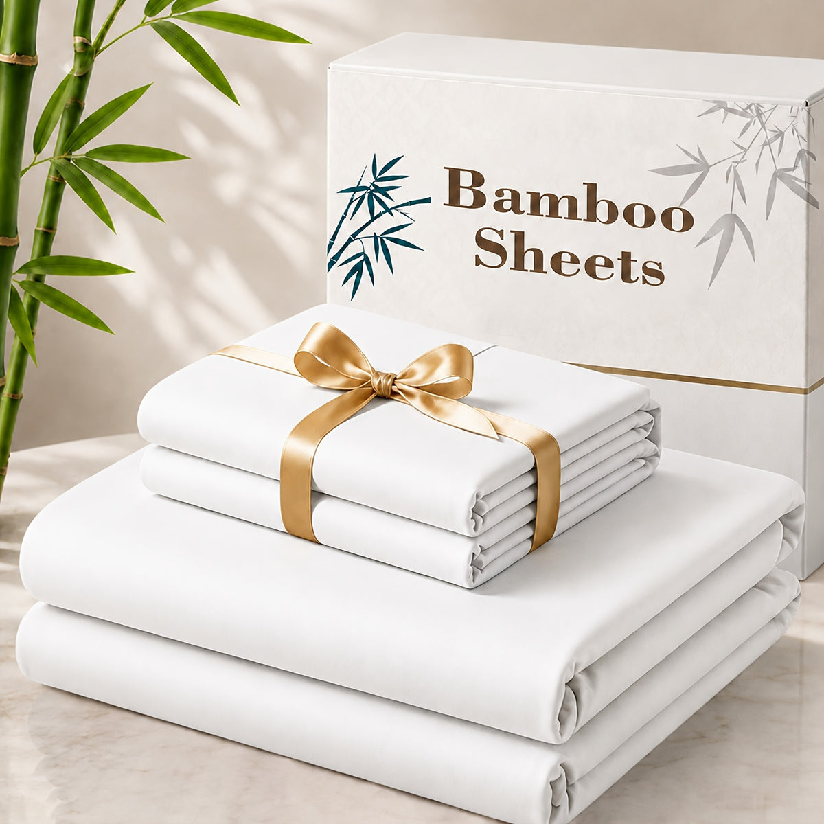4 pcs Cooling Bamboo Bed Sheet Set, 3000 TC Extra Deep Pocket 20 Inch Bed Sheet, Children Luxury Soft Hotel & Cooling Sheet Set for Hot Sleepers, Wrinkle and - product image 22