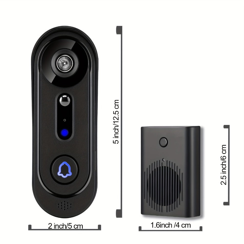 Video Doorbell Camera 1080P HD Wireless with Night Vision, Motion Detection, Two-Way Audio, Indoor Chime & Cloud Storage – 5200mAh Battery, 166° Wide Angle, 2.4GHz WiFi Smart Door  - product image 20