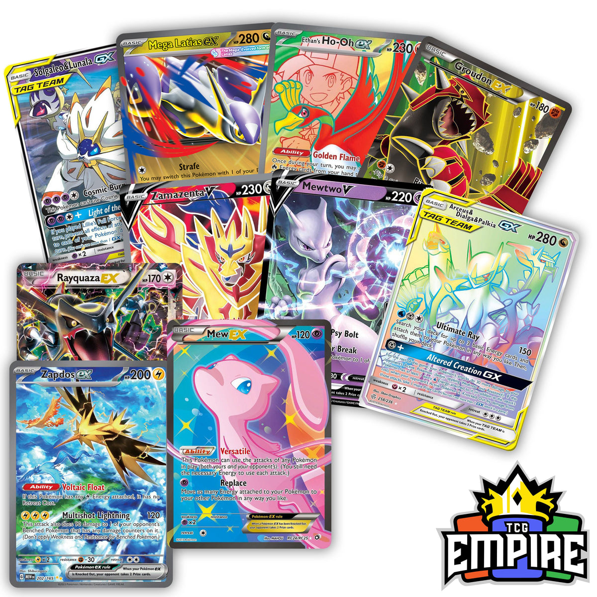 Mythical Legendary Card Lot 5 Pack – Charizard Mewtwo Lugia Rayquaza Possible – V EX GX Mega Rare Cards No Duplicates – Random Selection Gift for Collectors - product image 2