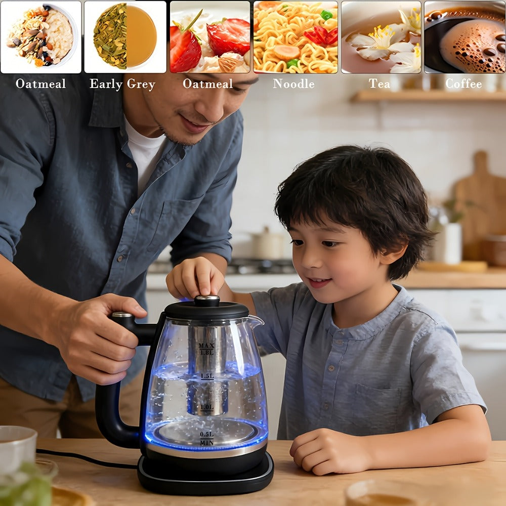 Electric Kettle 1.8L Stainless Steel – Fast Boil with Auto Shut-Off, Boil-Dry Protection, Removable Filter & 360° Swivel Base, BPA-Free Hot Water Kettle for Tea, Coffee & Baby Form - product image 9