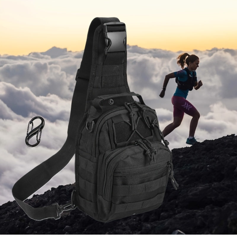 Collapsible Crossbody Chest Bag for Men & Women, Large Capacity, Multi-Functional Shoulder Pack for Hiking, Travel, Fishing & Daily Commute | Tactical Sling Backpack
