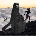 Collapsible Crossbody Chest Bag for Men & Women, Large Capacity, Multi-Functional Shoulder Pack for Hiking, Travel, Fishing & Daily Commute | Tactical Sling Backpack