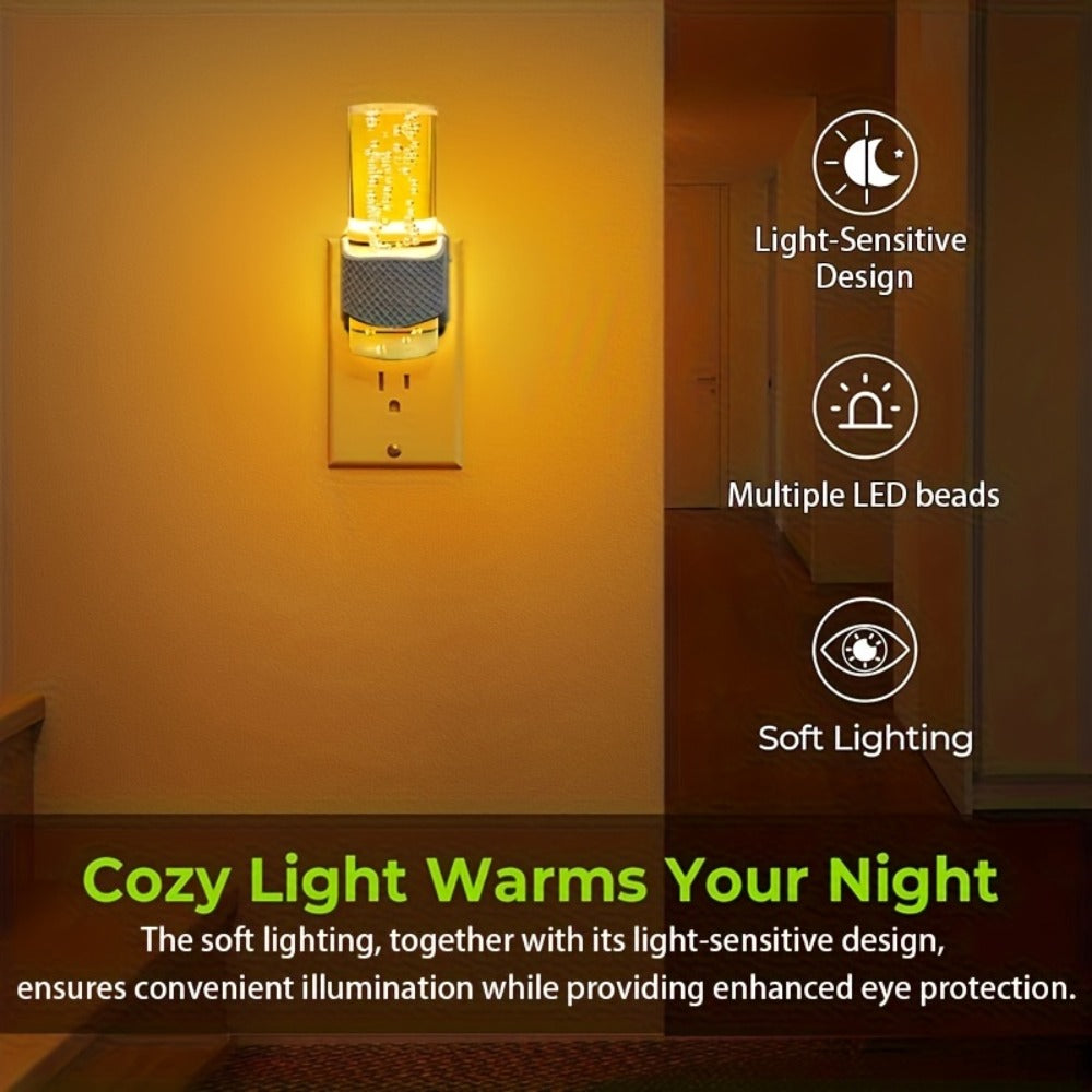 LED Plug-In Night Light with Dimmable 3000K Warm Light & Auto Sensor, 2 Pack for Hallway Bedroom - product image 9