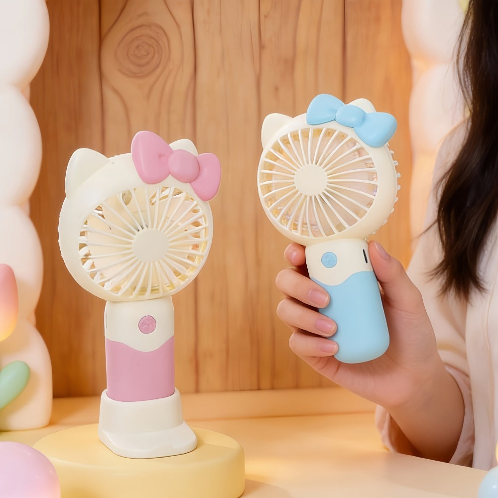 Hello Kitty Mini Fan USB Rechargeable Handheld Portable | Cute Sanrio Detachable Desktop Electric Fan for Girls Kids | 2-in-1 Handheld & Desk Fan for Travel Office School Home | Bl - product image 8